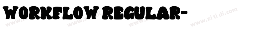 WORKFLOW Regular字体转换